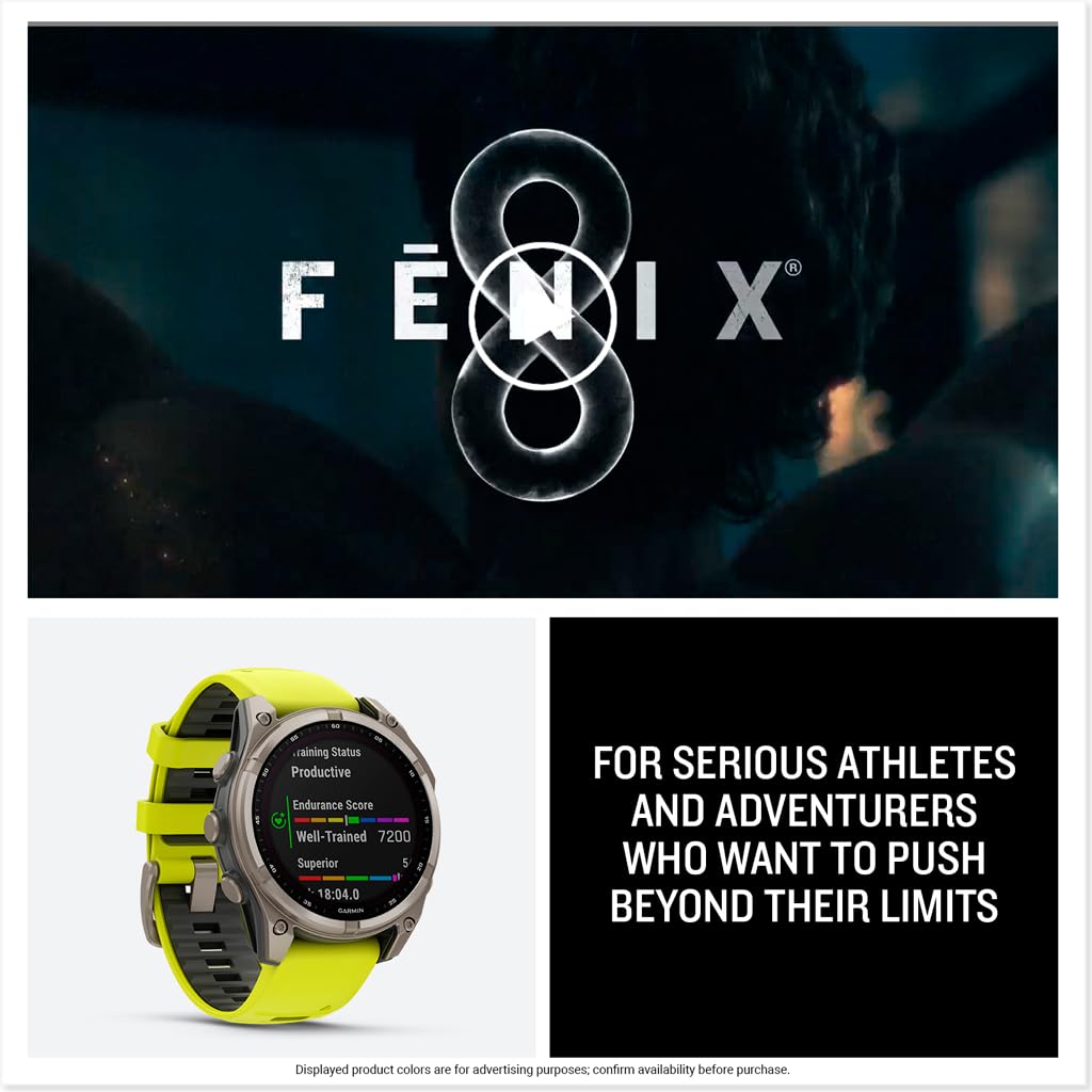 Garmin Fenix 8 Multisport GPS Smartwatch