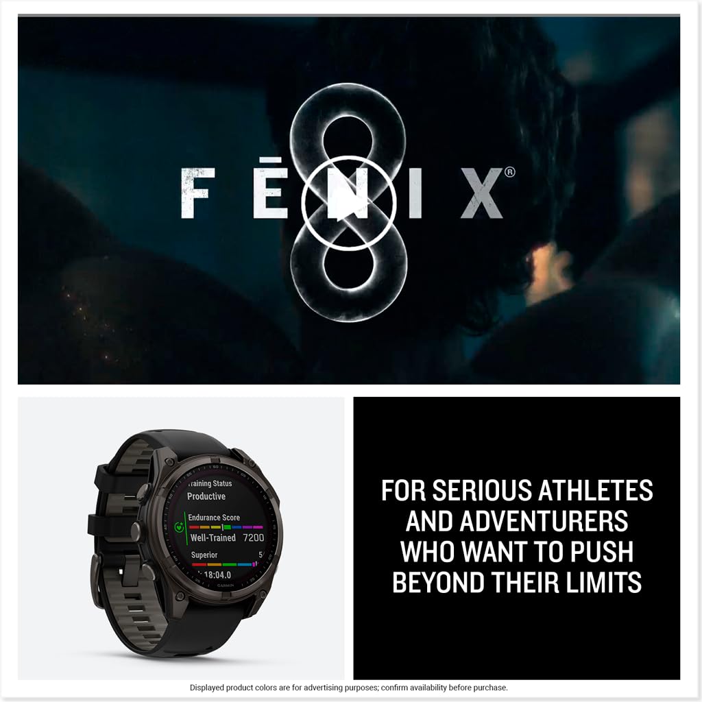 Garmin Fenix 8 Multisport GPS Smartwatch