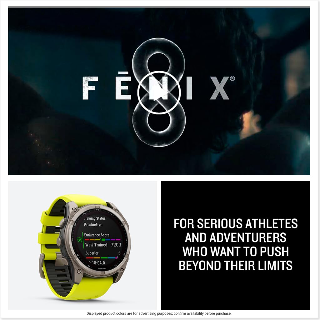 Garmin Fenix 8 Multisport GPS Smartwatch