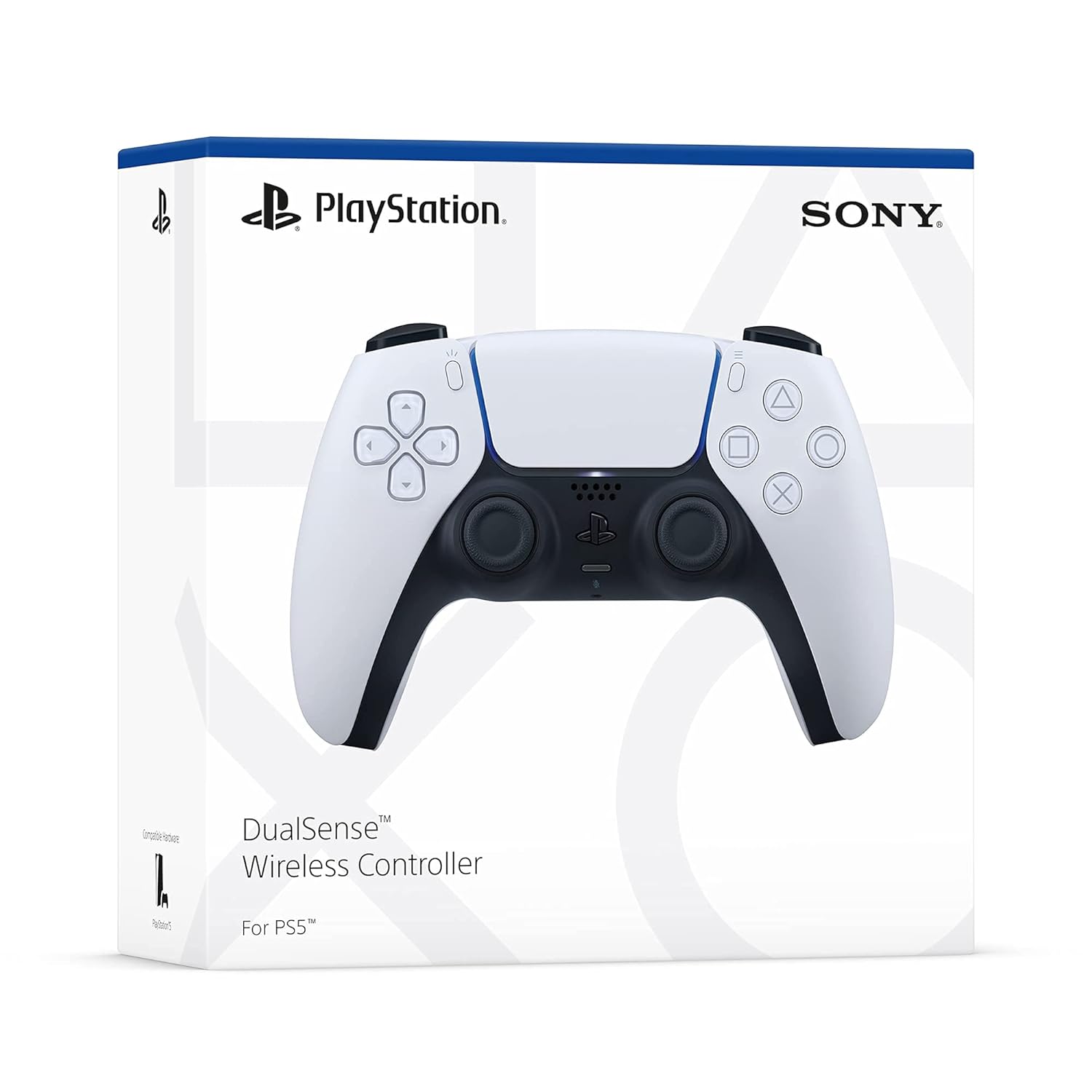 PlayStation 5 DualSense Wireless Controller – White (Renewed)