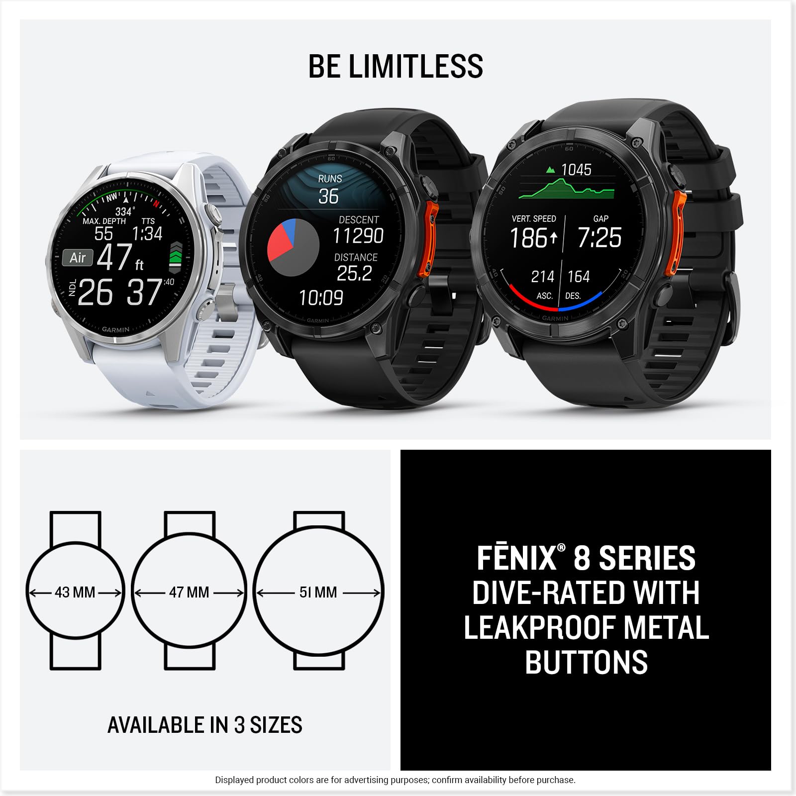 Garmin Fenix 8 Multisport GPS Smartwatch