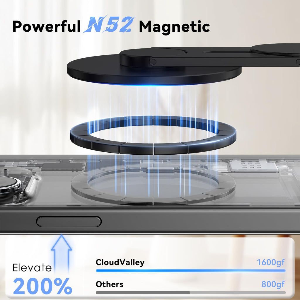 CloudValley Magnetic Laptop Phone Holder